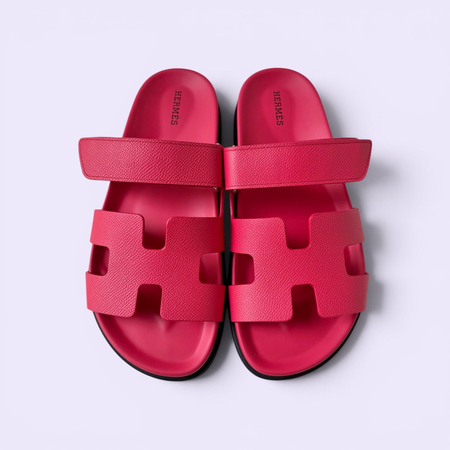 Hermès Chypre Sandals Women Rose Grenade