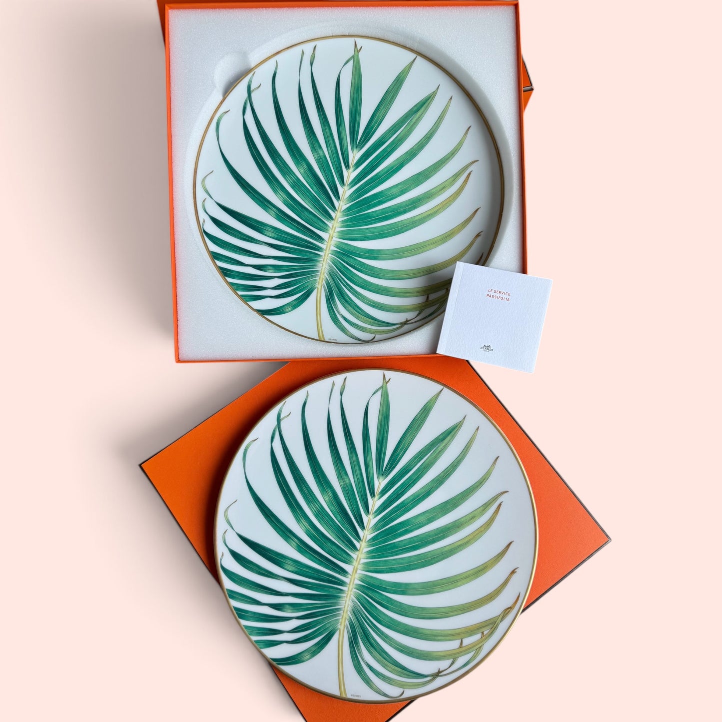 Hermès Passifolia Dinner Plate Set of 2