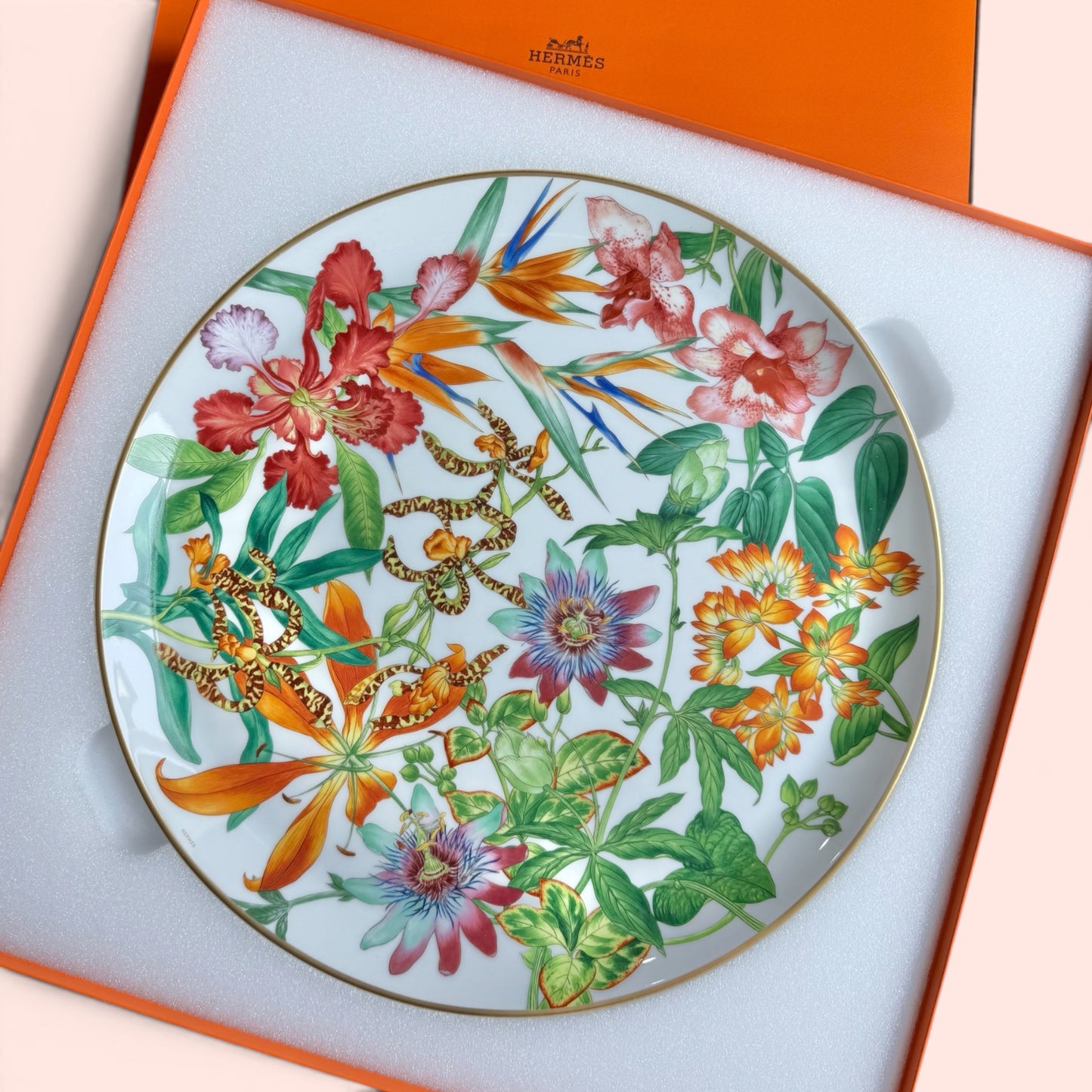 Hermès Passifolia Tart Platter