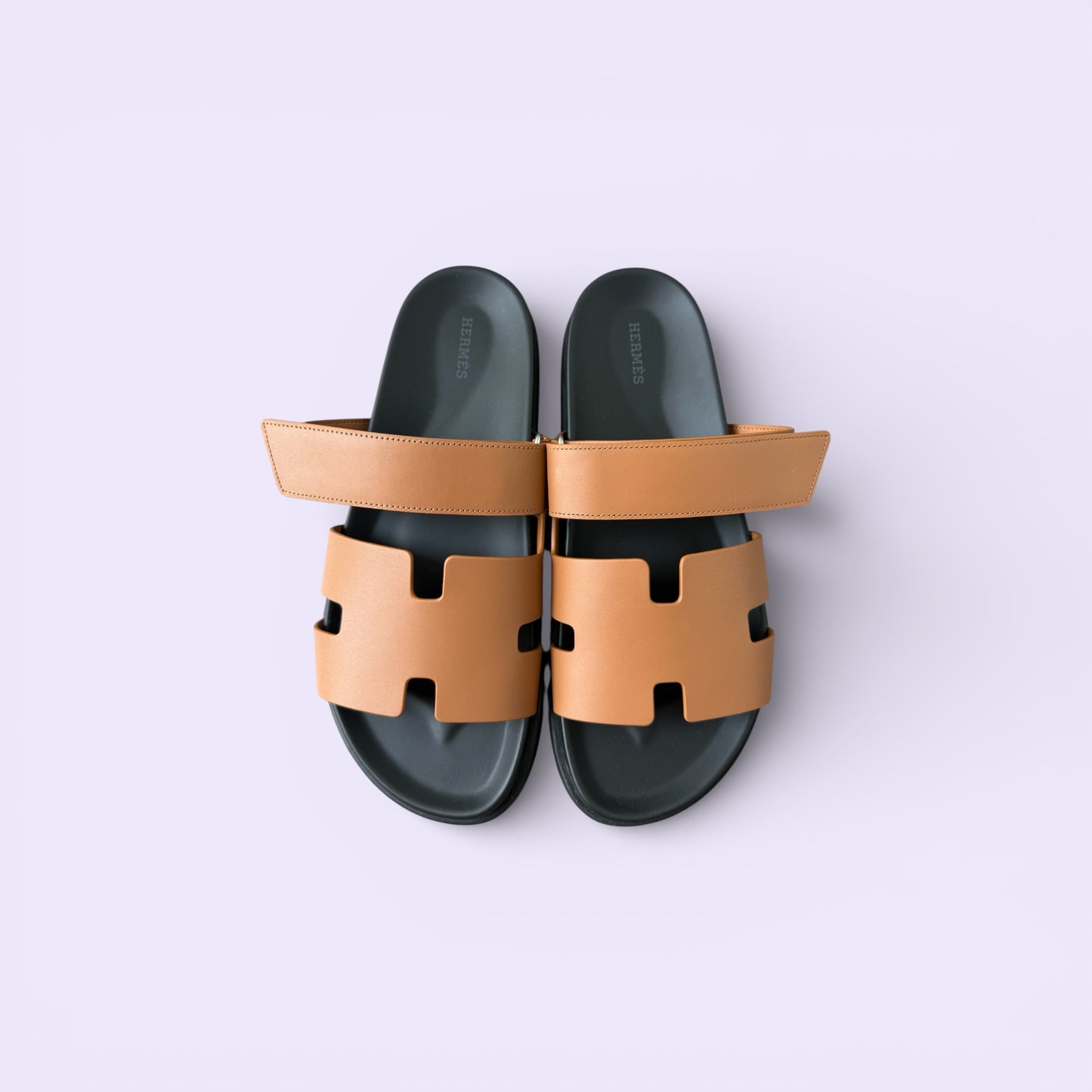 Hermès Chypre Sandals Men Gold