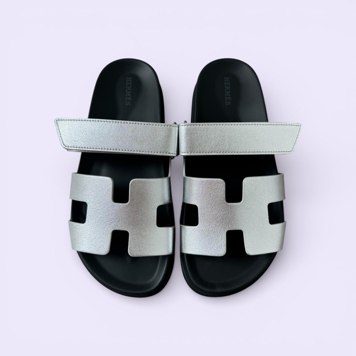 Hermès Chypre Sandals Women Argent
