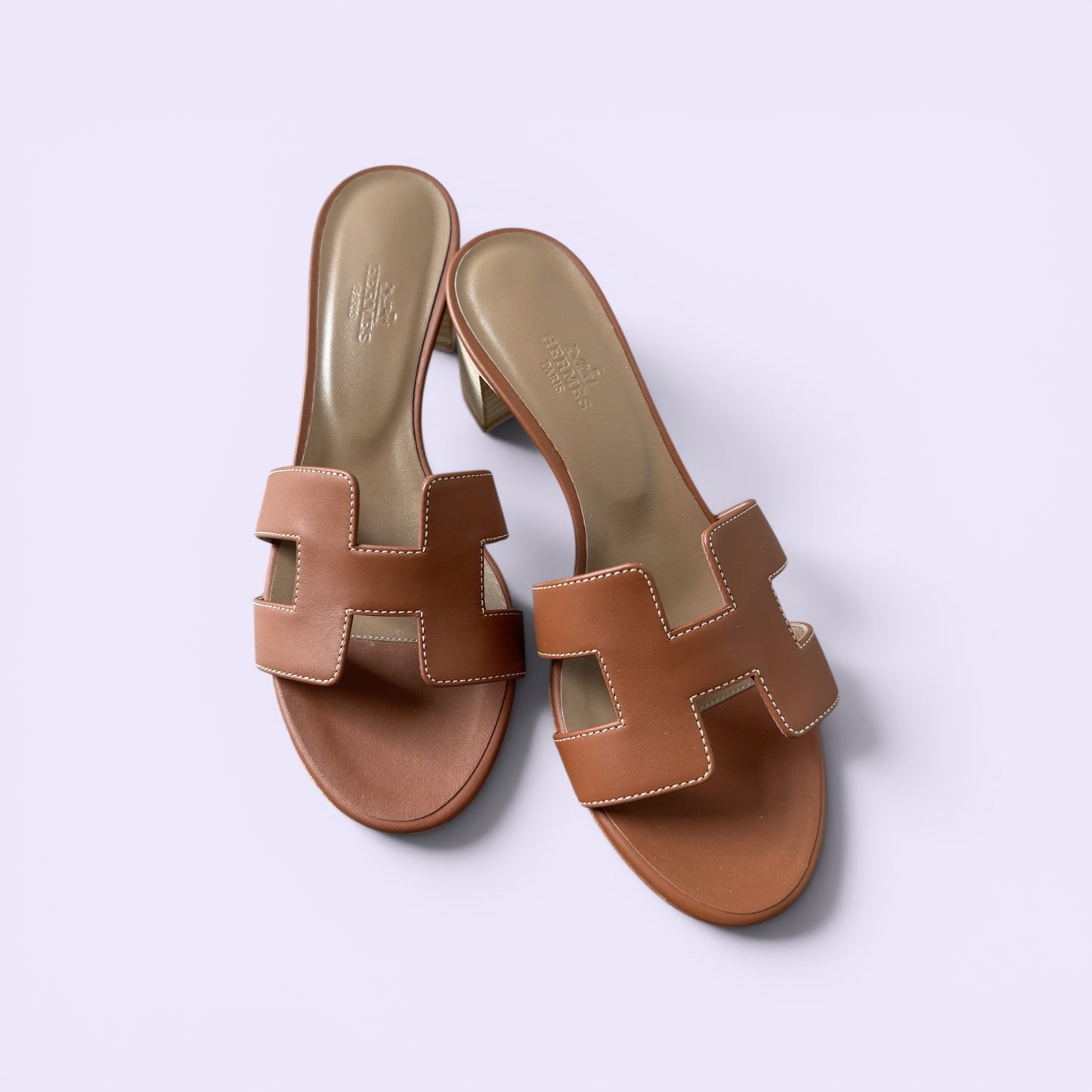 Hermès Oasis Sandals Gold