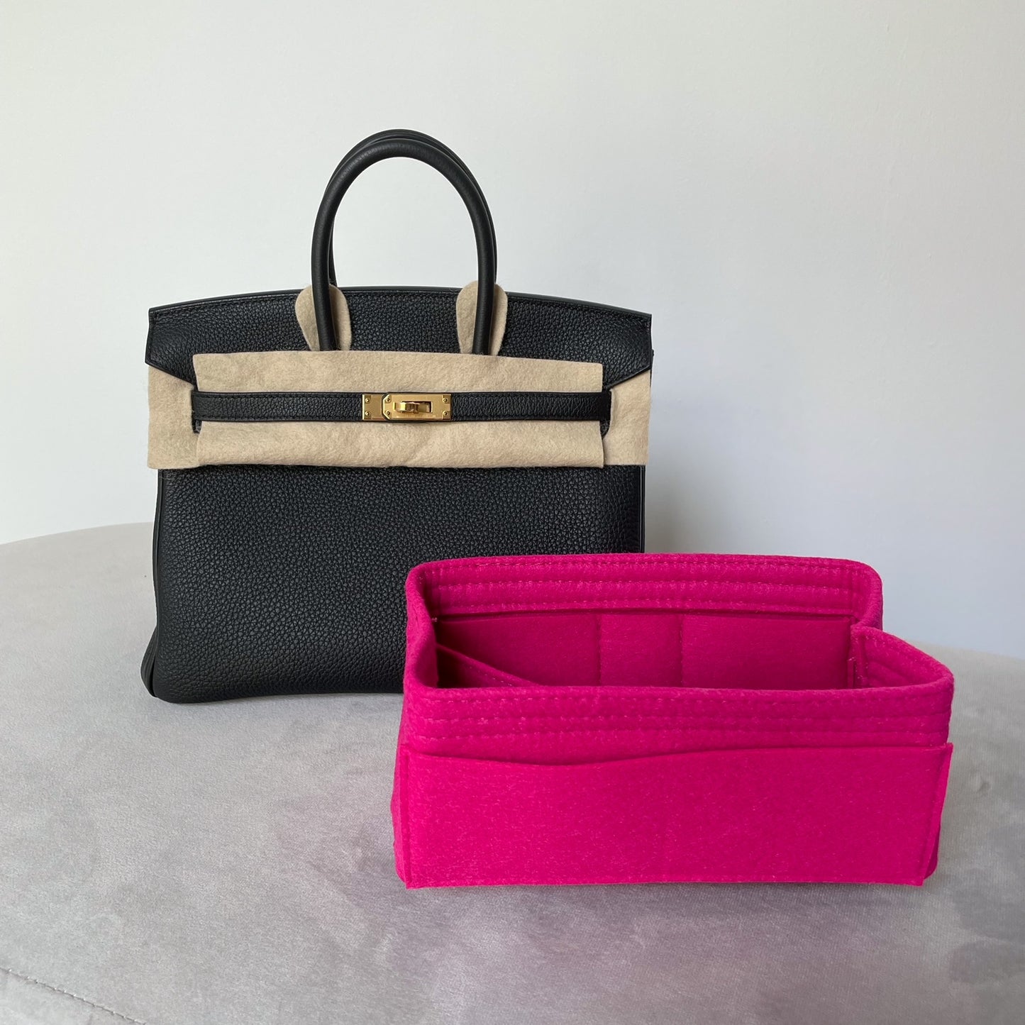 Birkin Bag Caddy in Fuchsia