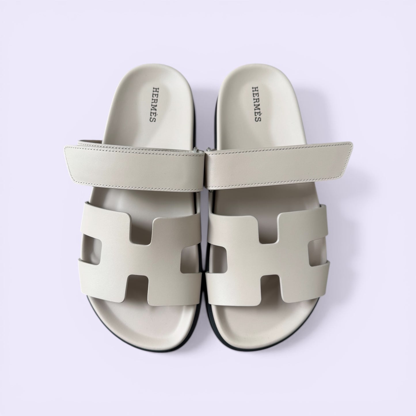 Hermès Chypre Sandals Women Beige Nomade