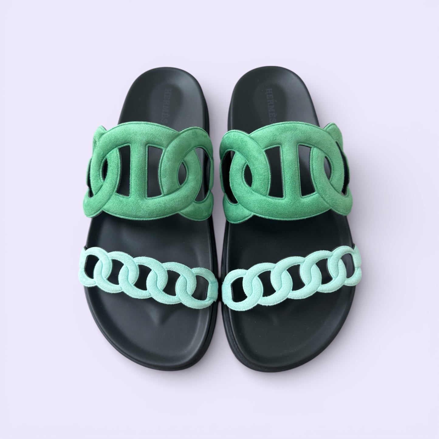 Hermès Extra Sandals Women Green