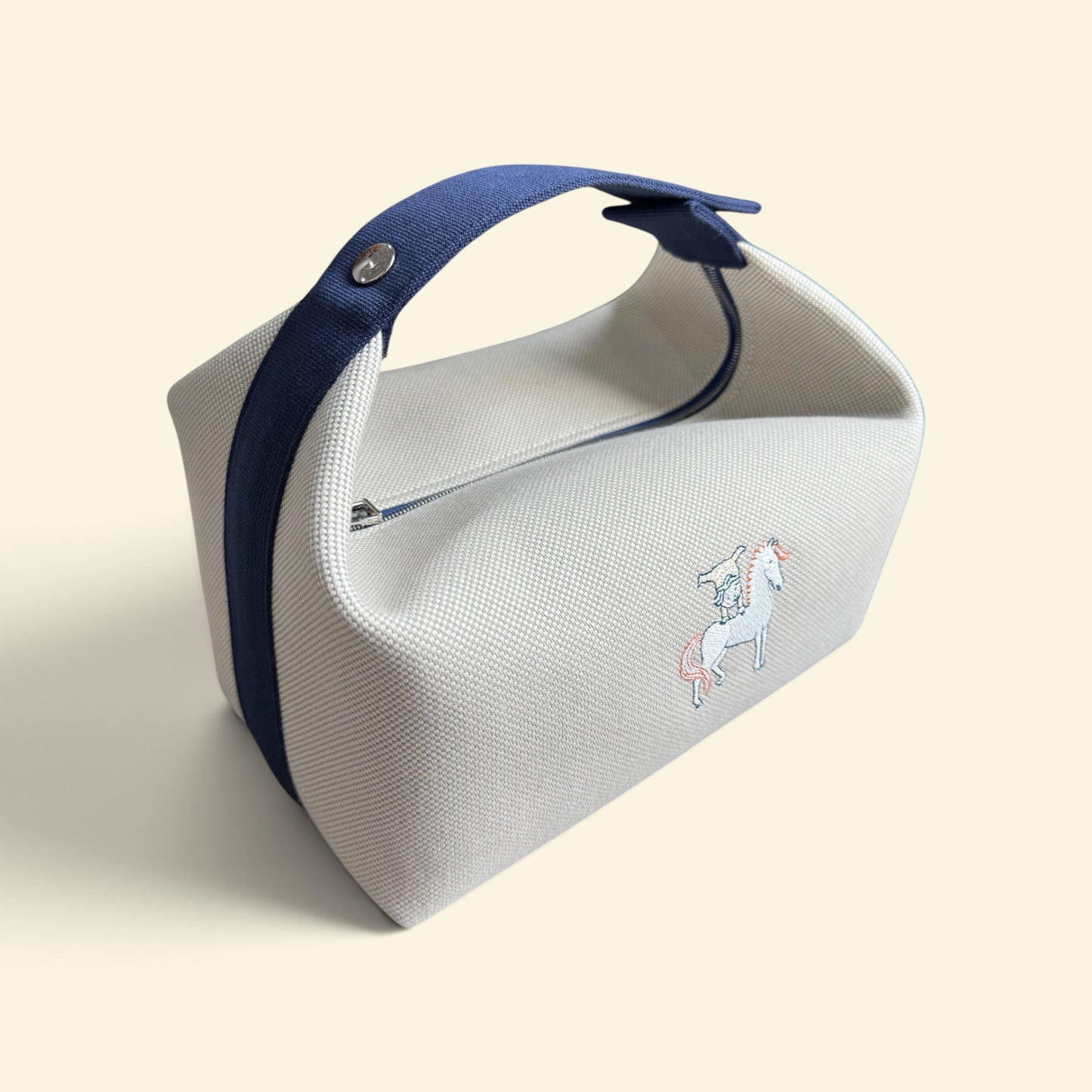 Hermès Bride a Brac Cabriole Case Large Gris Perle
