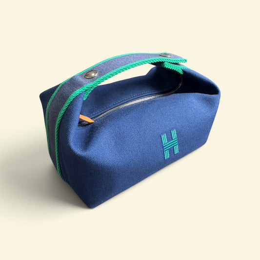 Hermès Bride a Brac Case Small model Marine