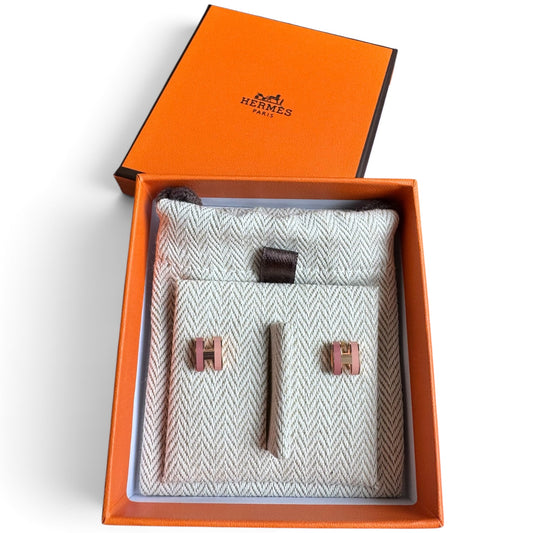 Hermès Mini Pop H Earrings Rocabar Beaute RGHW