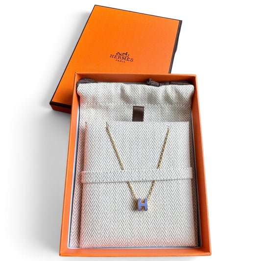 Hermès Mini Pop H Pendant Lilas