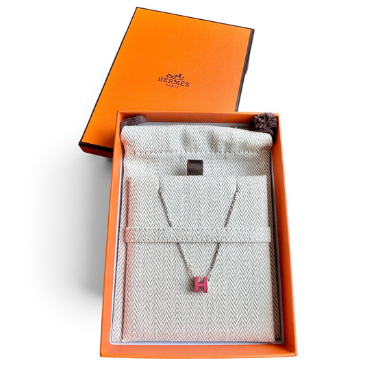 Hermès Mini Pop H Pendant Rose Tropique