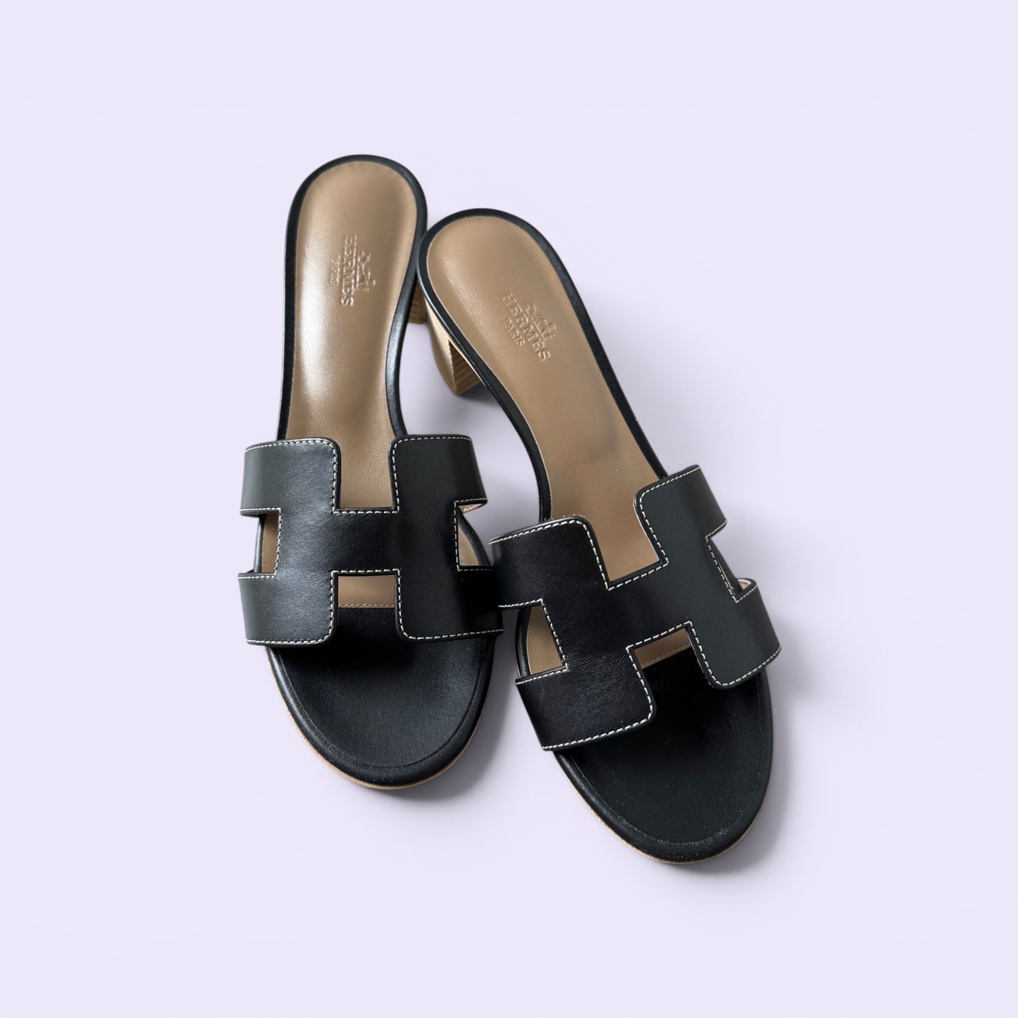 Hermès Oasis Sandals Black