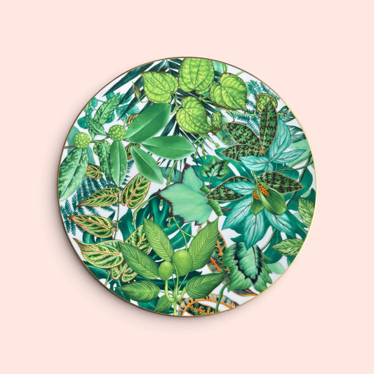 Hermès Passifolia Presentation Plate Set of 2