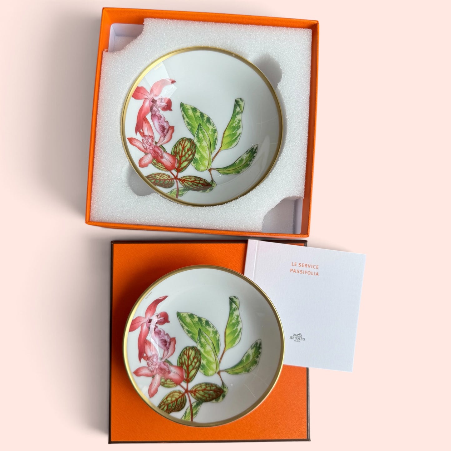 Hermès Passifolia Soy dish Set of 2