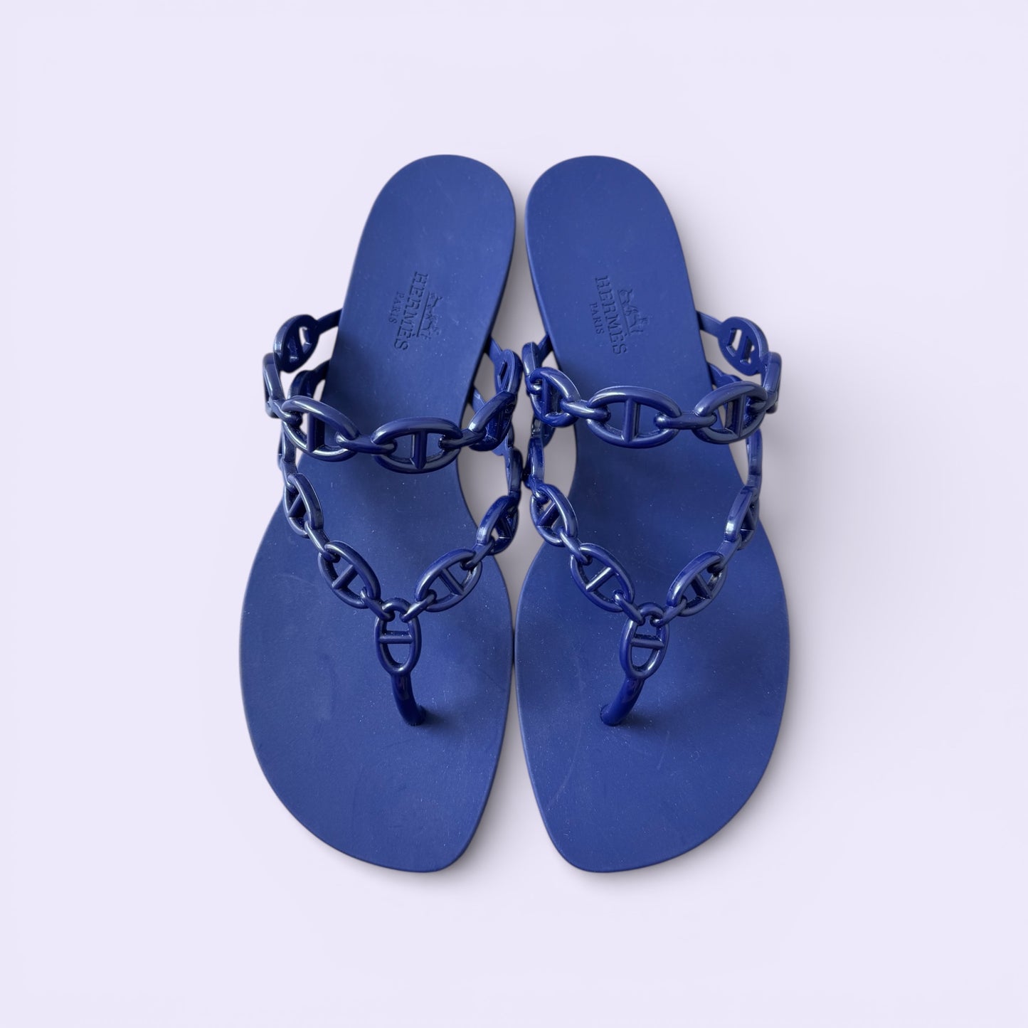 Hermès Island Sandals Violet Iris