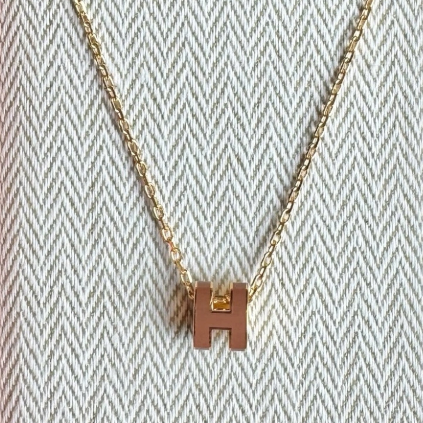 Hermès Mini Pop H Pendant New gold
