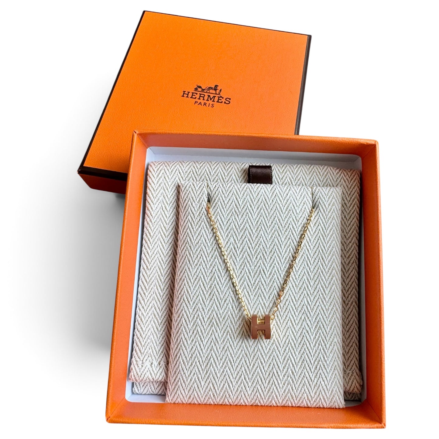 Hermès Mini Pop H Pendant New gold