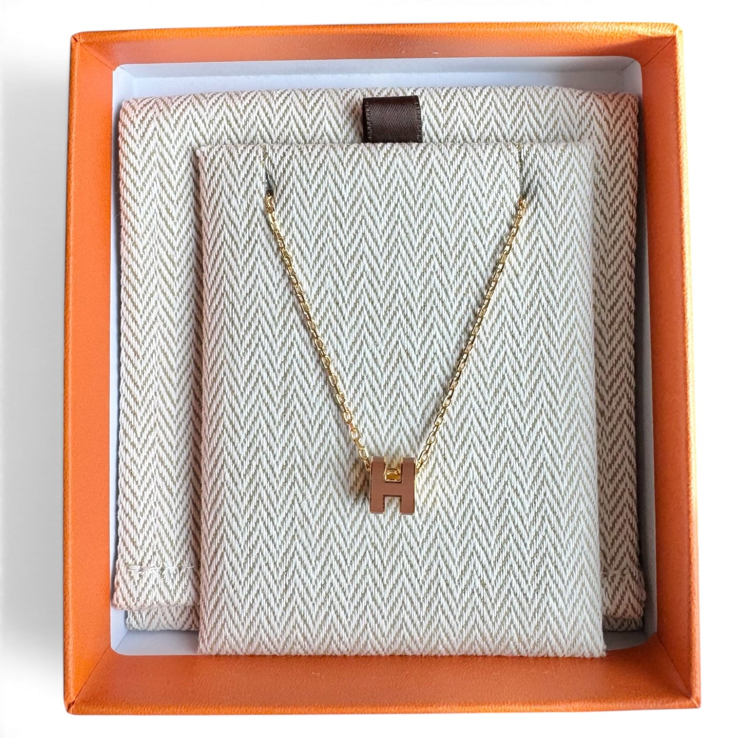 Hermès Mini Pop H Pendant New gold